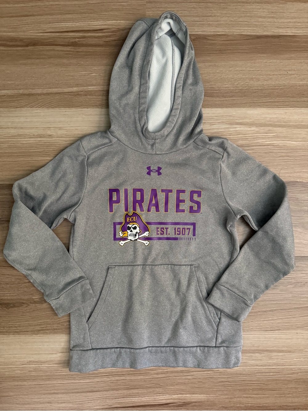 East Carolina University Under Armour Kids Hoodie size Medium